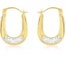 Be You 9ct Crystalique Small Earrings Yellow Gold
