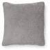 Homelife Homelife Cosy Teddy Fleece Filled Cushion Silver