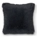 Homelife Fluffy Long Piled Cushion Charcoal