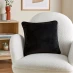 Homelife Velour Cushion Black
