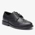 Be You Faux Leather Brogues Shoes Black