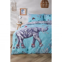 Homelife Elephant Stripe Duvet Set