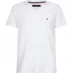 Tommy Hilfiger Core Stretch V Neck Slim Fit T Shirt White 100