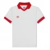 Детская футболка Umbro Essential Team Short Sleeved Junior boys White / Verm