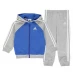Детский спортивный костюм adidas 3 Stripe Fleece Tracksuit Babies Blue/Grey