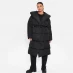 I Saw It First Padded Belted Puffer Coat BLACK