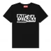 DIESEL Diesel Split Tee Jn34 Black