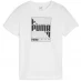 Puma CAMO Logo Tee B White Graphic