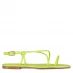 Босоніжки на плоскій підошві Simmi Maisie Sandal Neon Yellow