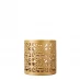 Biba Biba Cut Out Filigree Candle Holder Gold