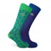 Шкарпетки Lacoste 2 pack  Monogram Jacquard Socks Green/BluIZJ