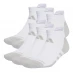 adidas AEROREADY Low-Cut 6 Pair Socks Juniors White/Grey