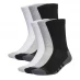 adidas Aeroready Crew 6 Pack Socks Mens Gry/White/Black