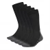 adidas Aeroready Crew 6 Pack Socks Junior Black/Grey