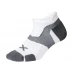 Шкарпетки 2XU Vectr quarter Crew Socks White/Grey