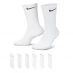 Nike Everyday Cushioned Training Crew Socks (6 Pairs) White/Black