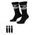 Nike Sportswear Dri-FIT Everyday Essential Crew Socks (3 Pairs) Black/White