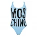 MOSCHINO Bold Logo Swimsuit Blue 0305