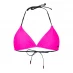 Hugo Hugo Boss Pure Triangle Bikini Top Womens Bright Pink 671