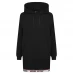 Женское платье MOSCHINO Hooded Sweatshirt Dress Black 0555