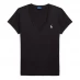 Polo Ralph Lauren Cotton Short Sleeve V Neck T Shirt Polo Black