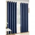 Homelife Vogue Woven Blackout Eyelet Curtains Navy