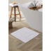 Homelife Tufted Shower Bathmat White