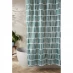 Homelife Silhoutte Stripe Shower Curtain Dark Ivy