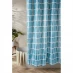 Homelife Silhoutte Stripe Shower Curtain Blue