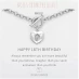 Notes From The Heart Notes From The Heart Notes From The Heart Happy 18th Birthday Bracelet Silver