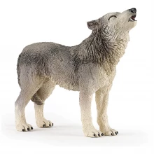 PAPO Wild Animal Kingdom Howling Wolf Toy Figure