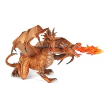 Дитяча іграшка PAPO Fantasy World Gold Two Headed Dragon Toy Figure
