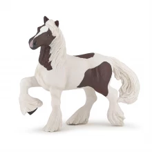 PAPO Horses and Ponies Skewbald Irish Cob Toy Figure