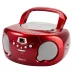 Groov-e Groov-e Original Boombox Portable CD Player with R Red